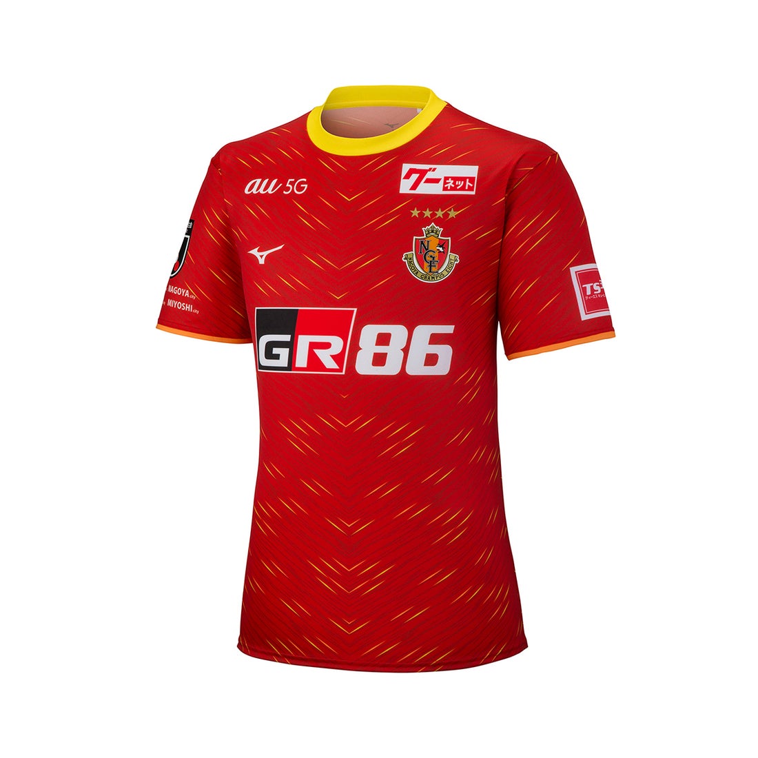 MIZUNO 名古屋グランパス 2022 ユニフォーム ホーム 半袖 ジュニア