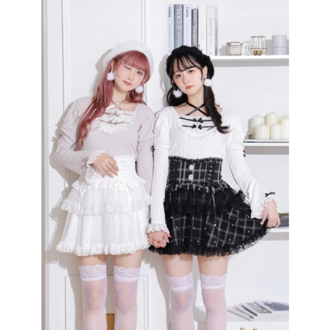 ノエミー NOEMIE フレアスリーブバックレースアップカットソー （オフ