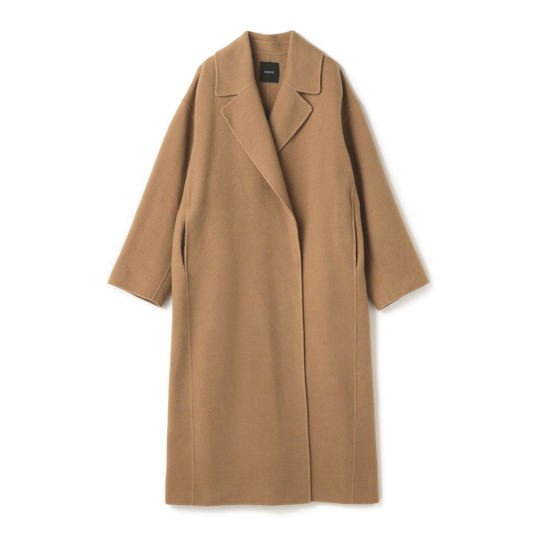 ノーク N.O.R.C ウールメルトンロングリバーコート （クリームイエロー