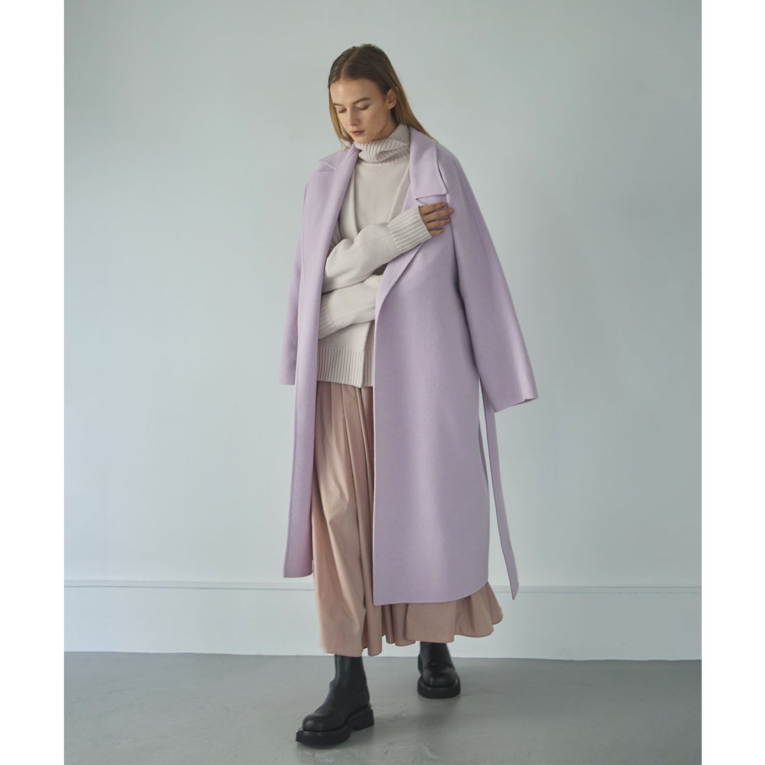 N.O.R.C ノーク NORC ロングリバーコート （ラベンダー