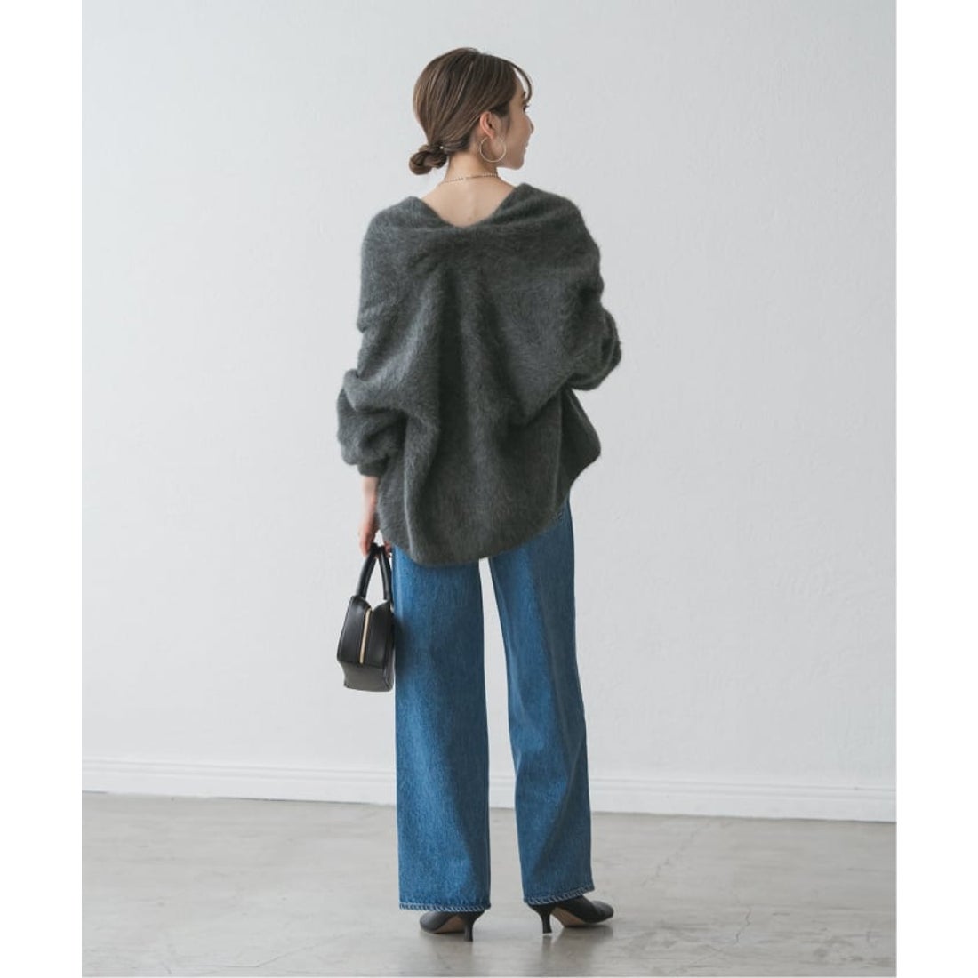 ノーブル NOBLE FOX/Caファーニットカーディガン （ベージュ