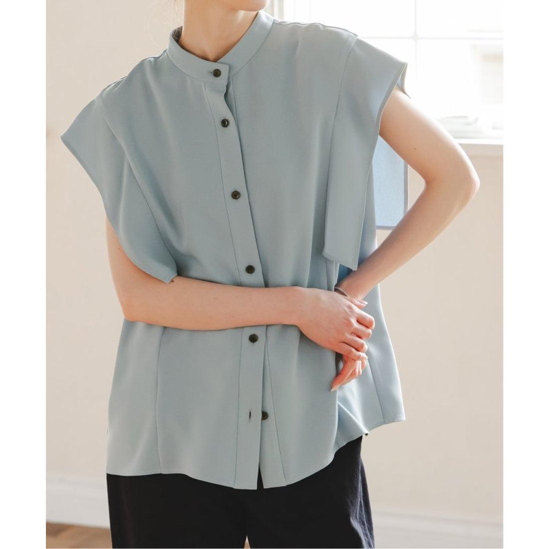 ノーブル NOBLE 《WEB限定追加》スクエアースリーブフロントオープン