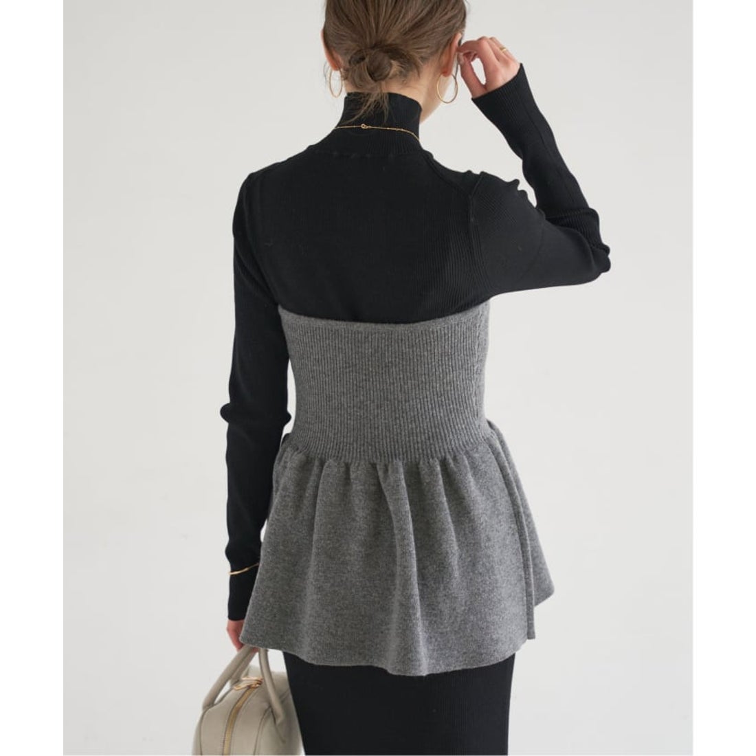 ノーブル NOBLE 《予約》ニットビスチェ （ナチュラル） -ファッション