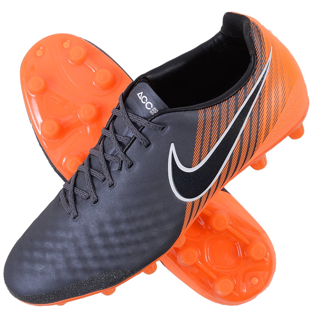 NIKE ナイキ マジスタ オーパス II HG-E(グレー×オレンジ) 844516 080
