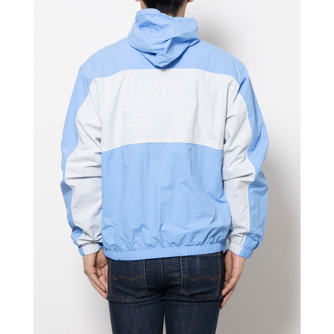 Nike ナイロンジャケット ネイビー/ホワイト S115123246 - ジャケット