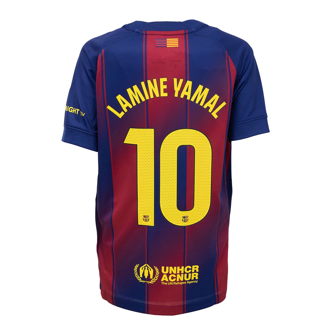 NIKE FCバルセロナ 25/26 ユニフォーム ホーム 半袖 ジュニア #10