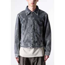 オマールアフリディ Omar Afridi Axes Denim Jacket （Gray） -FASCINATE
