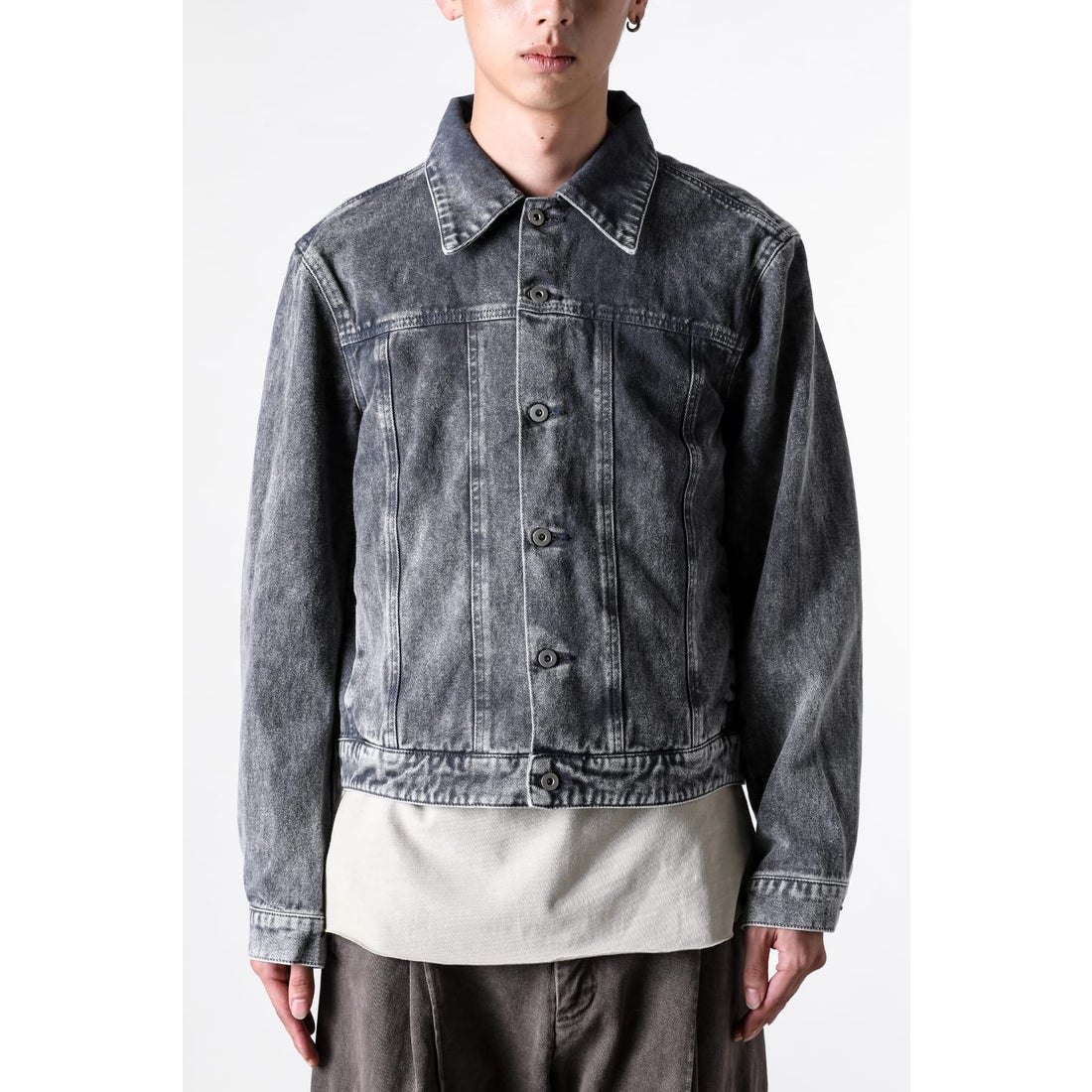 Omar Afridi Axes Denim Jacket （Gray） - Osaka / Kyoto, Ship