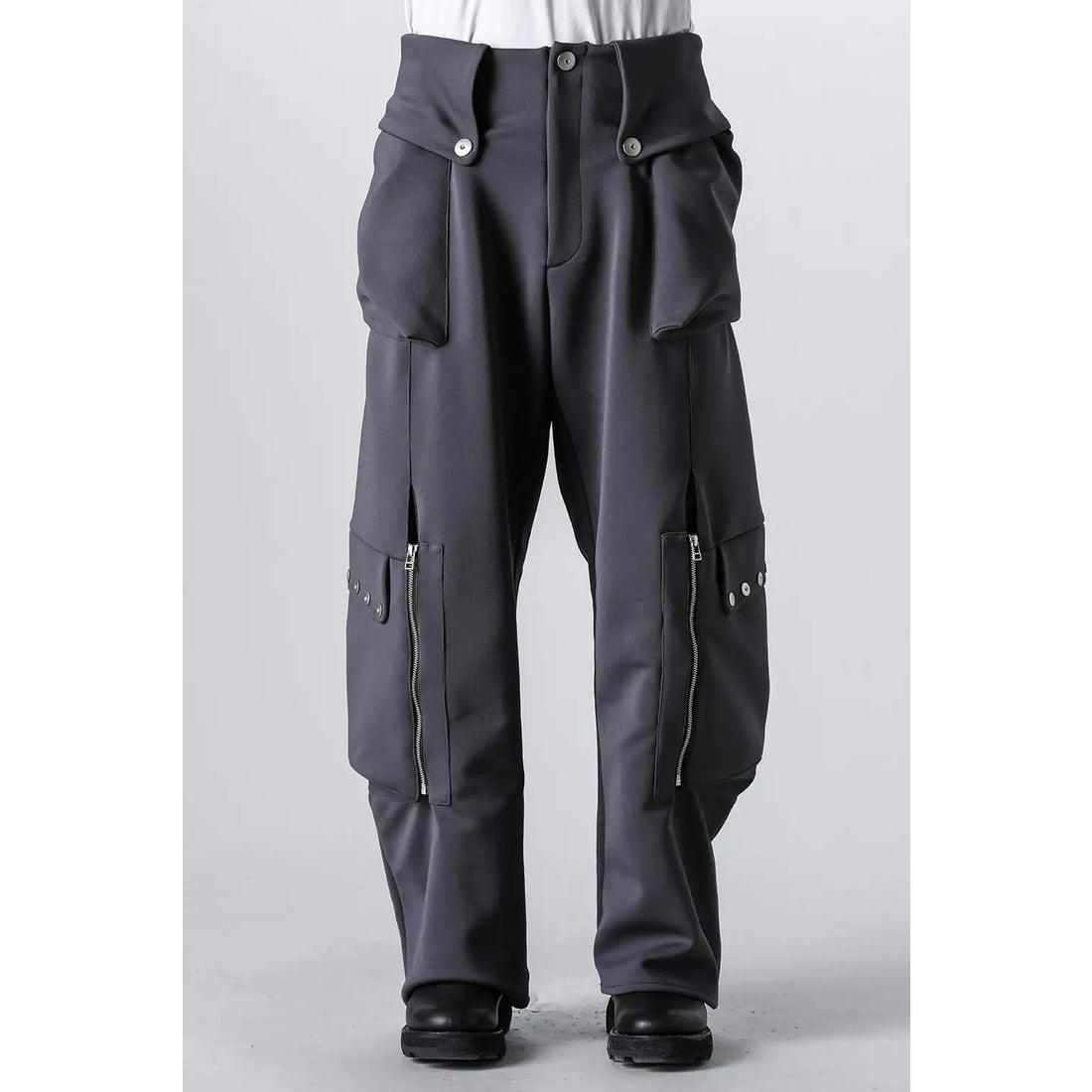 オマールアフリディ Omar Afridi Totem Cargo Trousers Cardi Knit