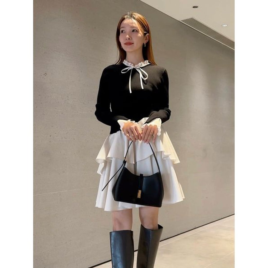 スナイデル SNIDEL Sustainableドッキングミニニットワンピース （OWHT