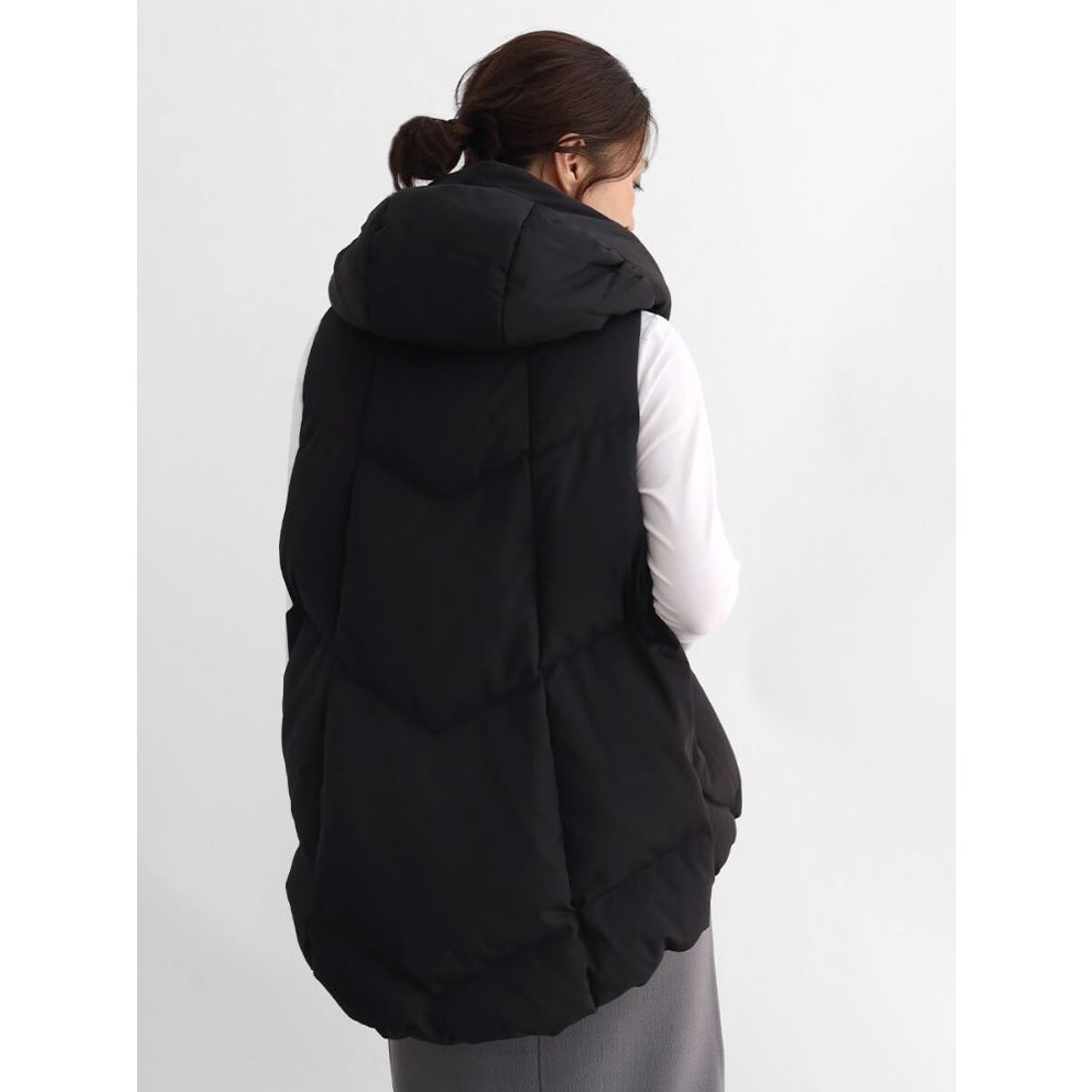 クローブ CLOVE ソフトツイルダウンベスト （サンドベージュ