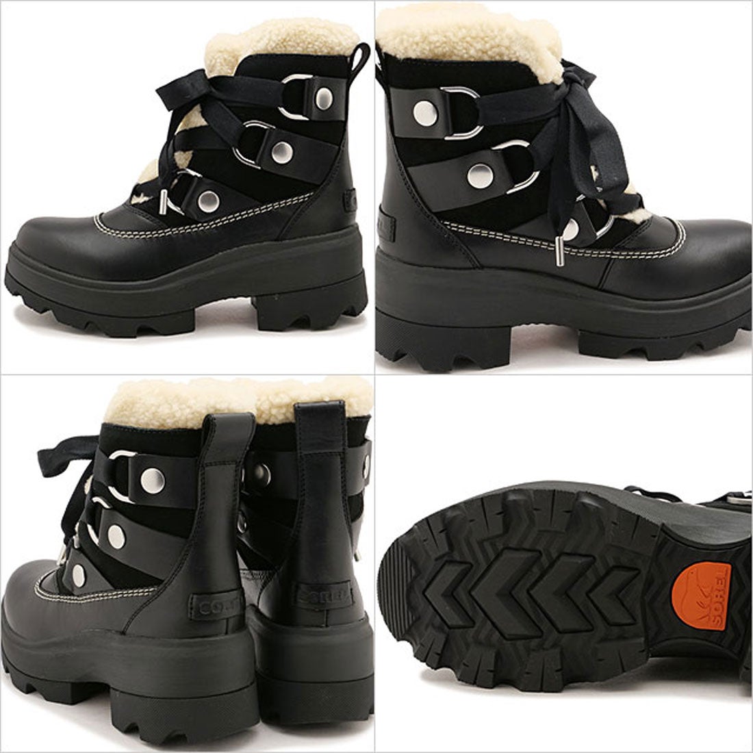 ソレル SOREL W JOAN FRWD COZY BOOT WP Black/Black [NL5265-010 FW25