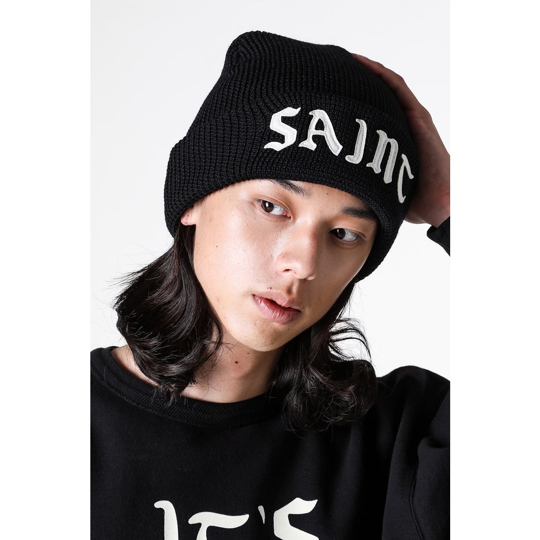 セントマイケル SAINT Mxxxxxx SAINT Knit Cap （Black） 通販 大阪
