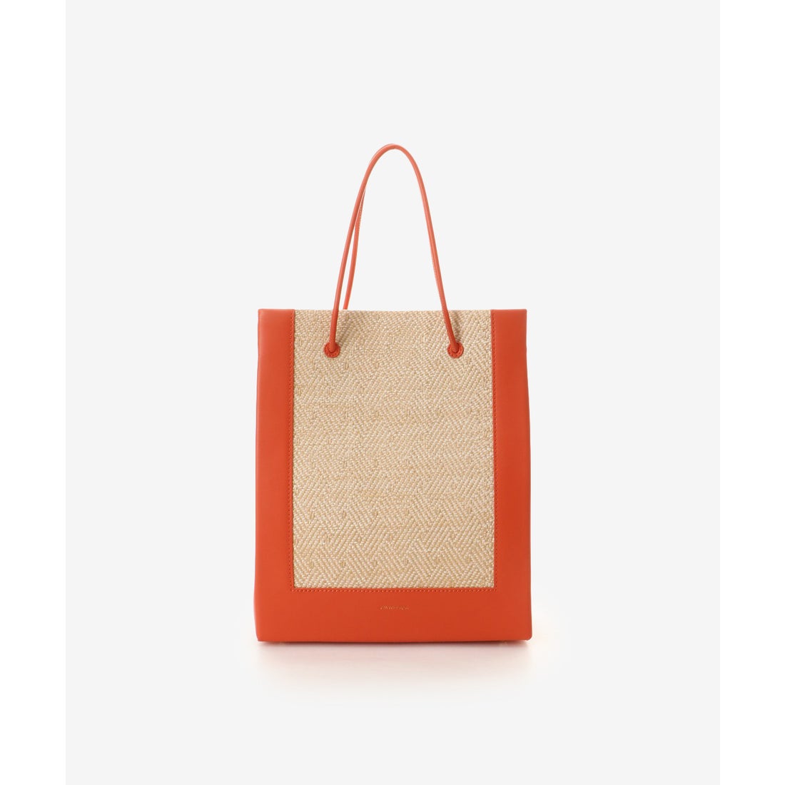 サマンサベガ SAMANTHAVEGA ショッパー風カゴA4トートバッグ (オレンジ