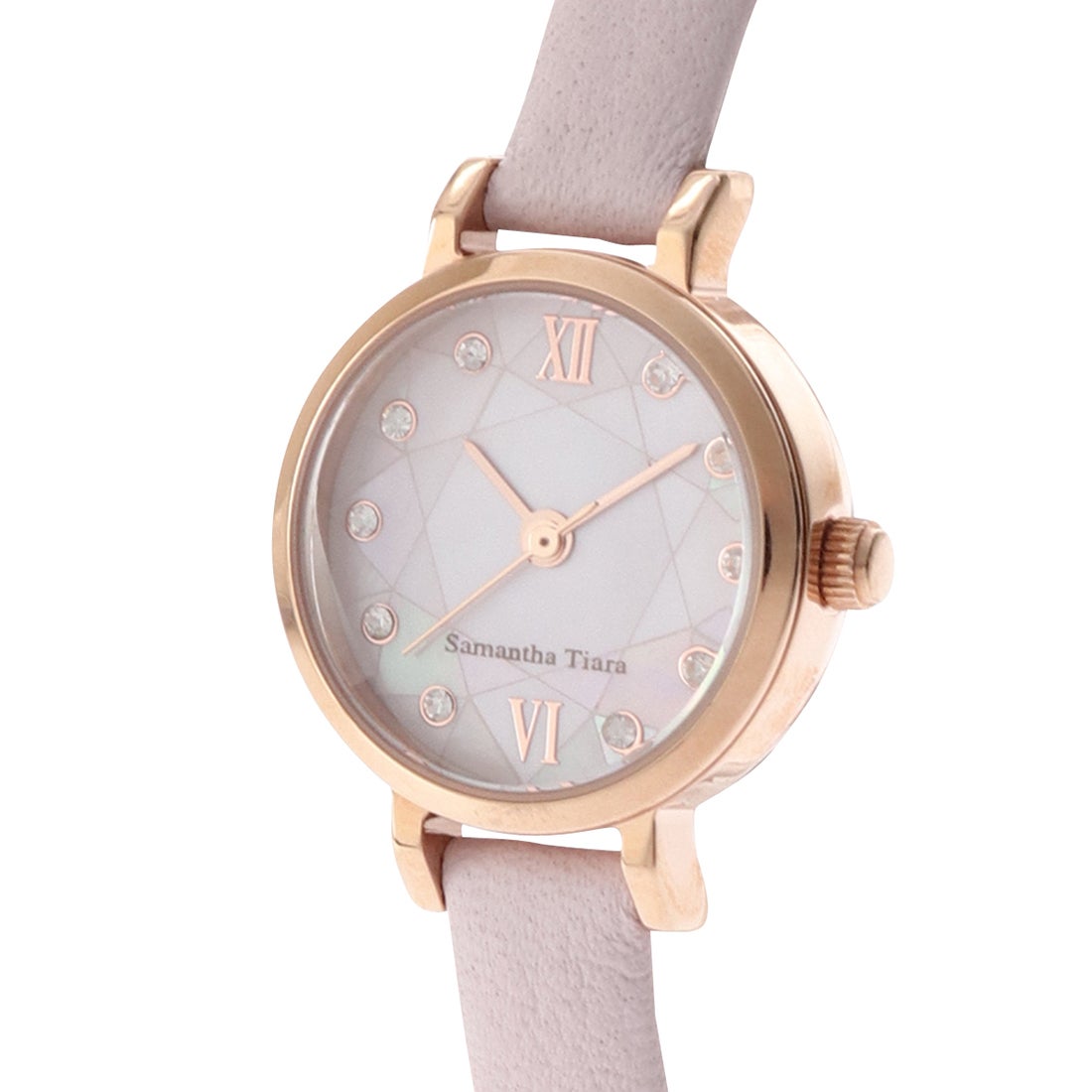 Samantha Tiara サマンサティアラ モザイクシェルウォッチ ステンレス