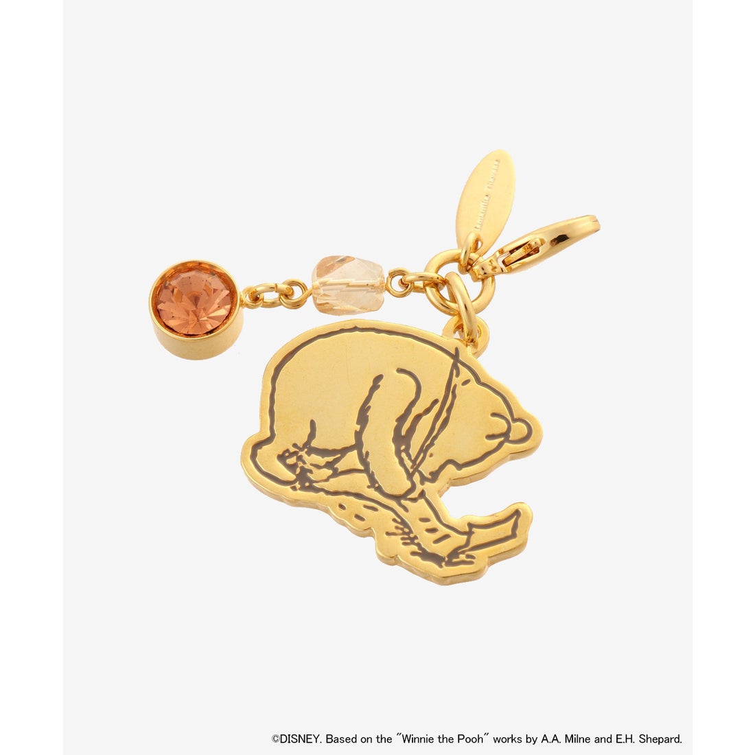 rococo専用]プーさんのキャラクターチャーム k20-24金 レトロ 素材
