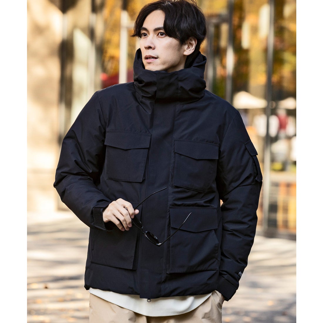 プラスフェニックス +phenix 5ポケットダウンジャケット / GORE-TEX