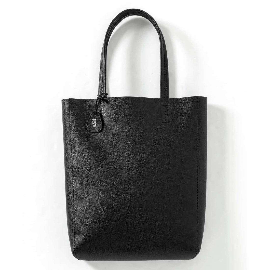 AKM Contemporary バーティカルレザートートバッグ -ファッション通販