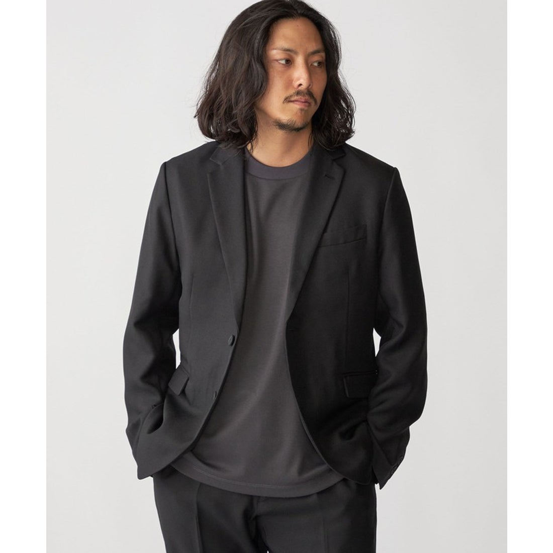 シップス SHIPS *SHIPS:〈手洗い可能〉ウールライク テック