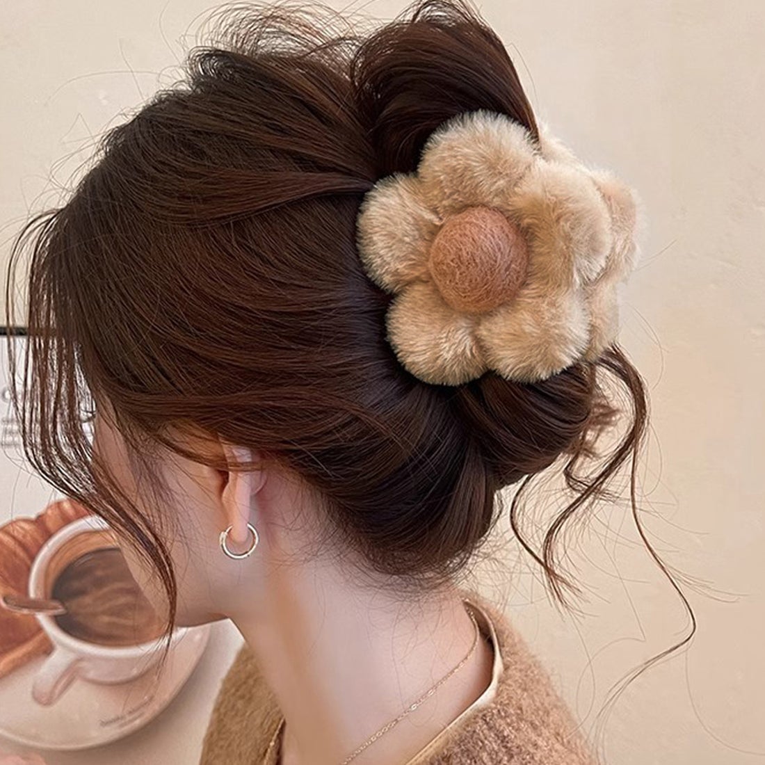 ユカリ 特大ぽんぽん.ヘアクリップ さらふわファー 韓国 他合計14点