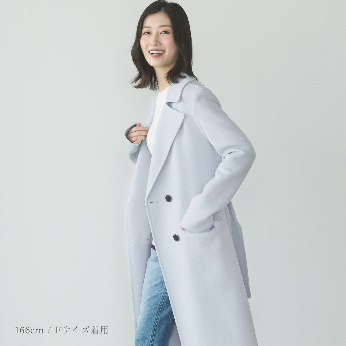 サンキョウショウカイ 三京商会 チェスターコート ダブルフェイス