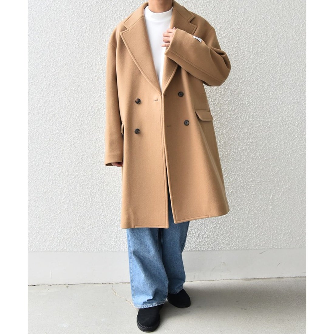 シップス エニィ SHIPS any SHIPS any: PURE WOOL MELTON ダブル