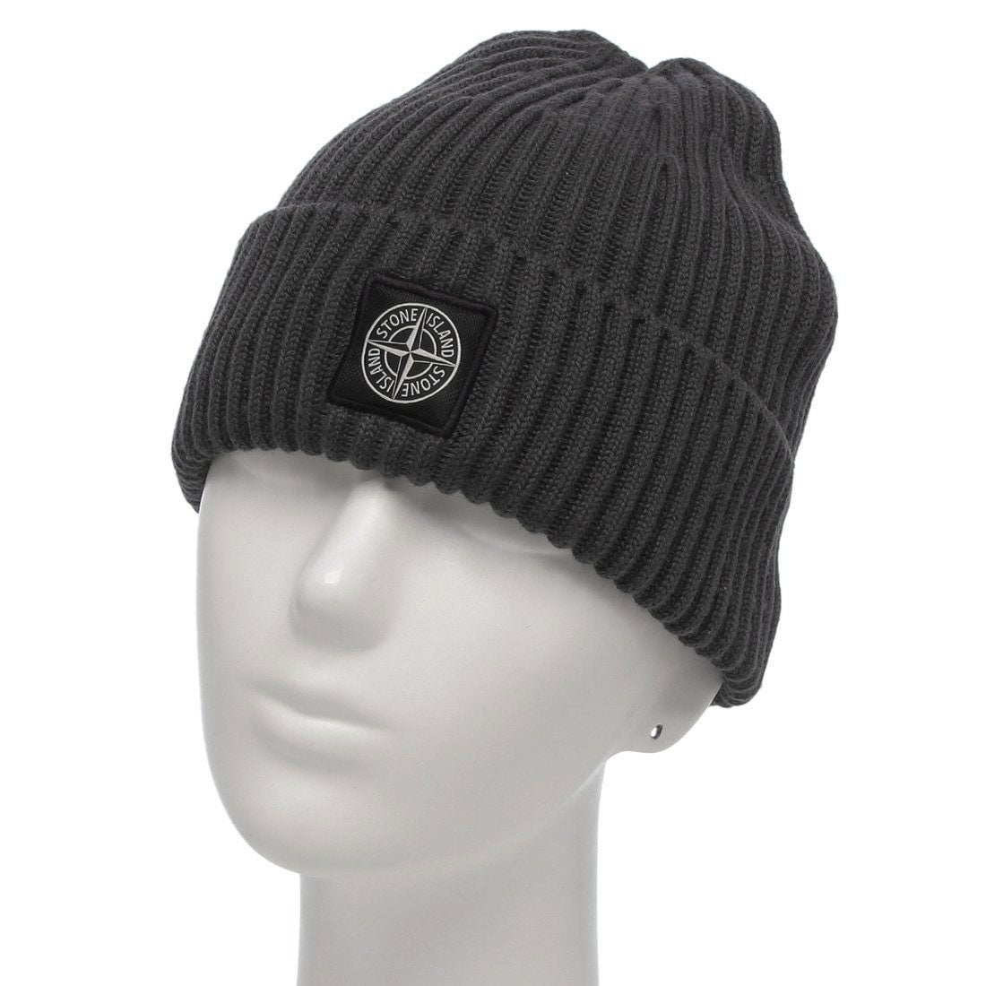 ストーンアイランド STONE ISLAND ニット帽 ビーニー リブ編み