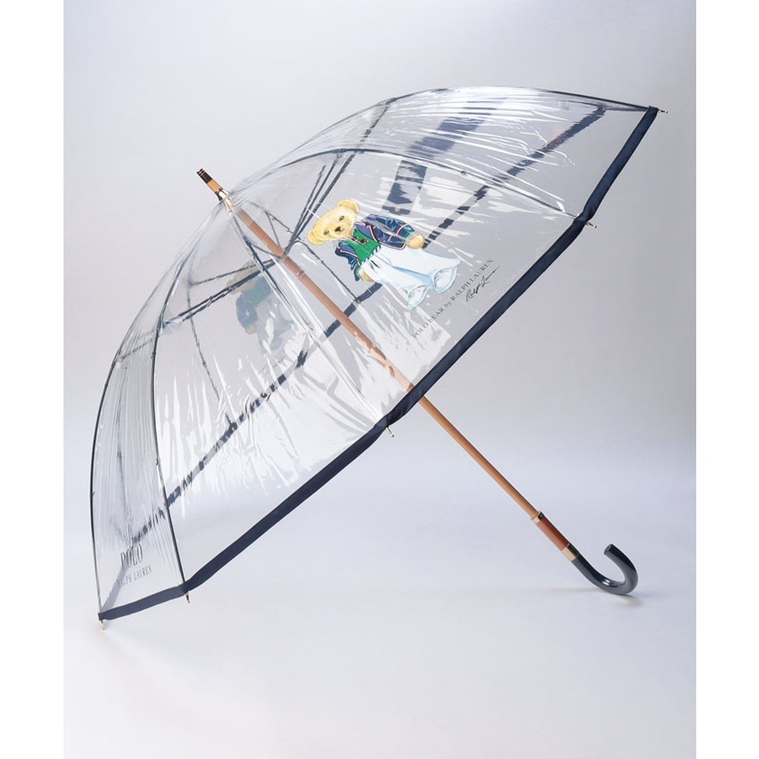 POLO RALPH LAUREN 傘 BEAR 雨傘 長傘 レディース ポロベア （ネイビー