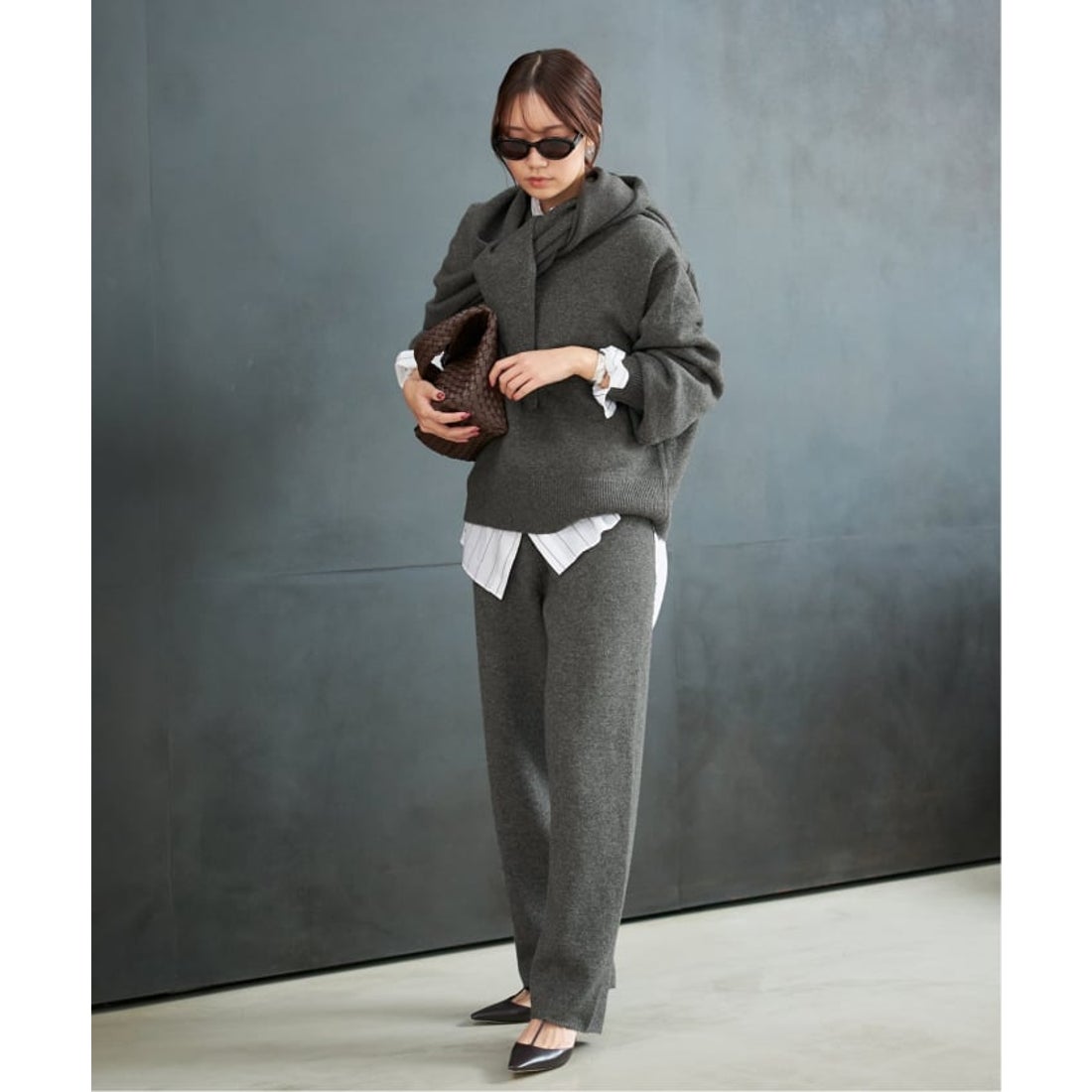 プラージュ Plage R'IAM ニットパンツ （ベージュ） - ファッション