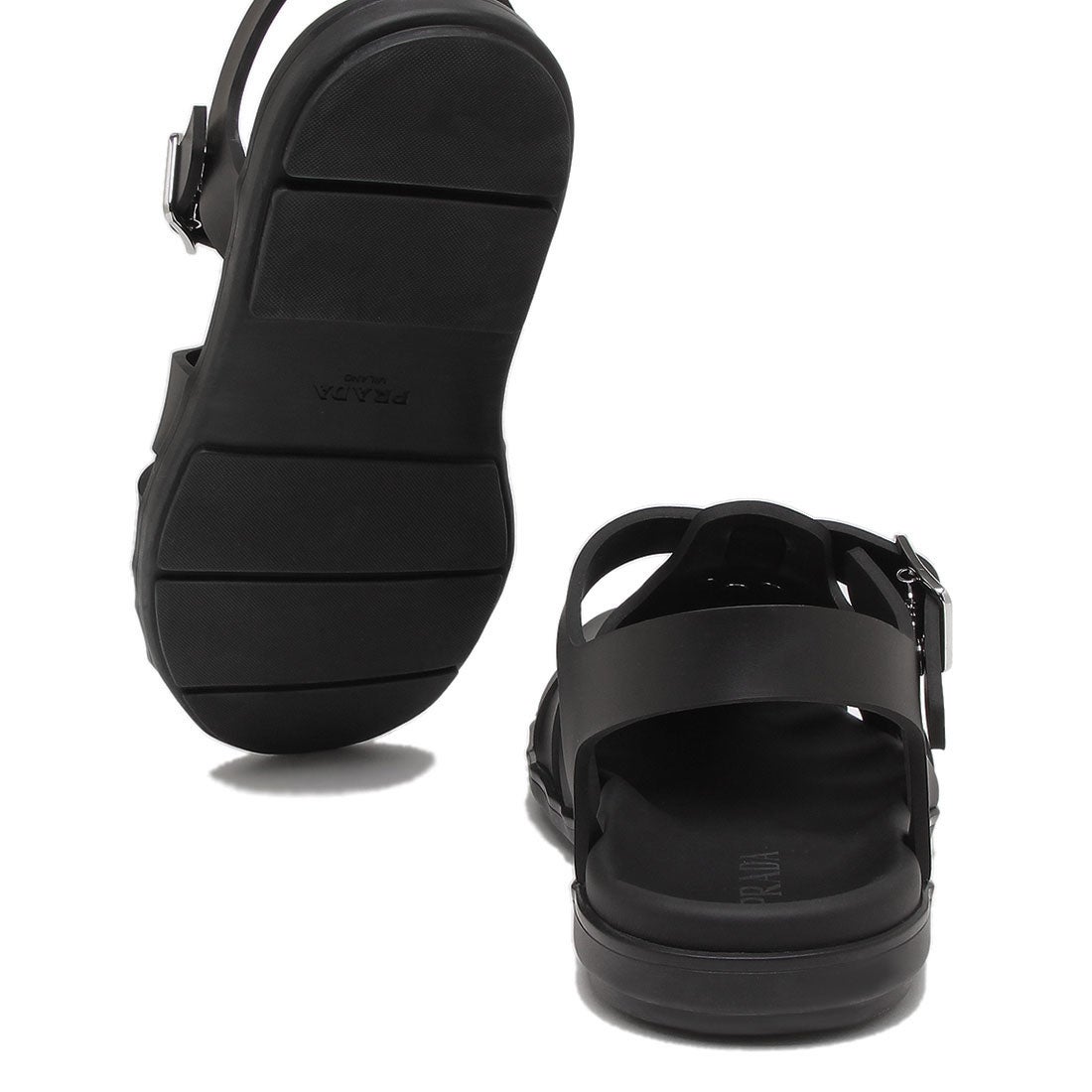 プラダ PRADA サンダル フィッシャーマンサンダル トライアングルロゴ