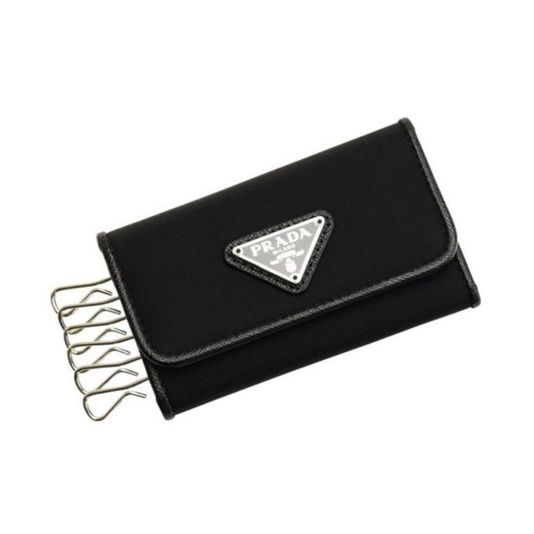 プラダ PRADA PRADA プラダ キーリング 6連 キーケース （NERO） -waja