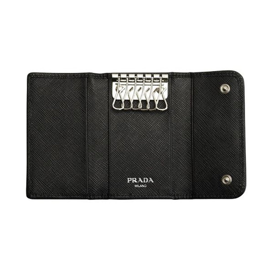 プラダ PRADA PRADA プラダ キーリング 6連 キーケース （NERO） -waja