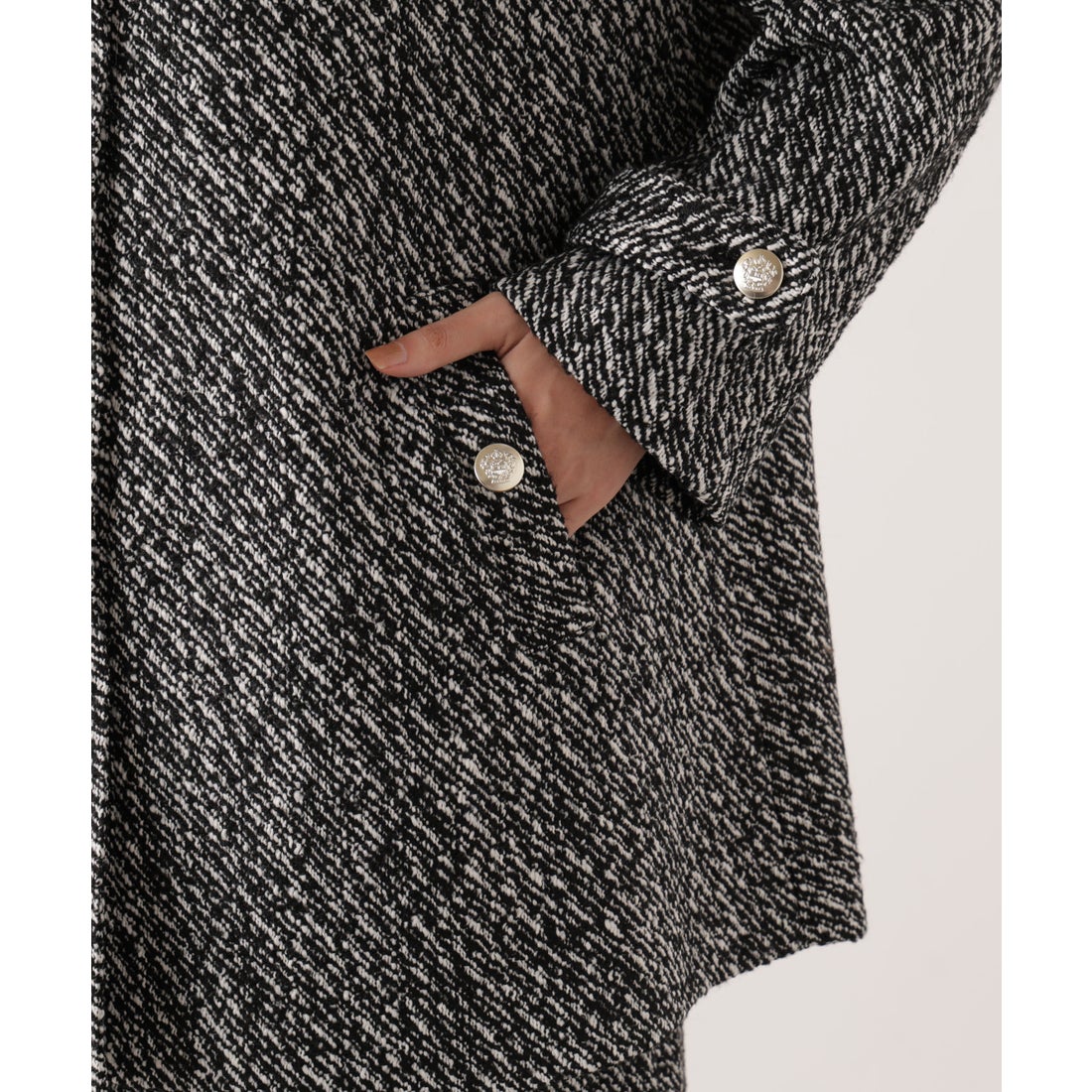 プロポーションボディドレッシング PROPORTION BODY DRESSING 金ボタン