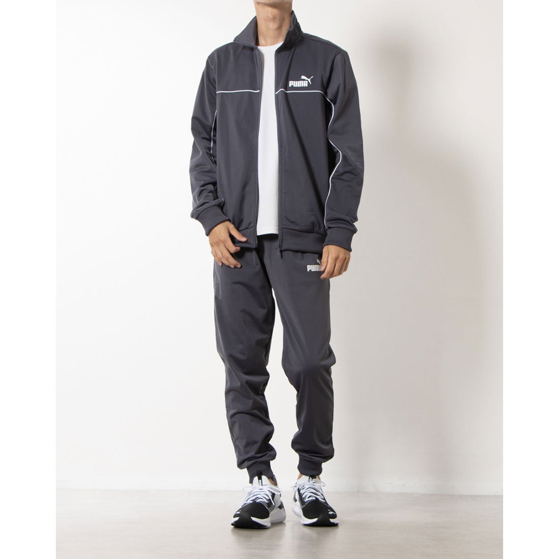 プーマ PUMA メンズ ジャージ上下セット ポリ パイピング スーツ_