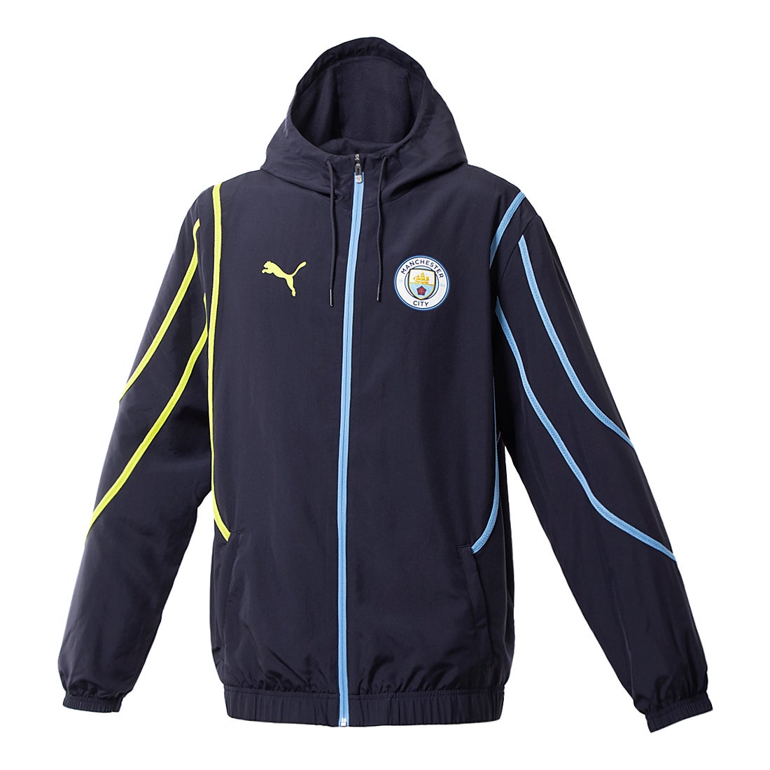 PUMA マンチェスターシティ 24/25 プレマッチ ウーブンジャケット