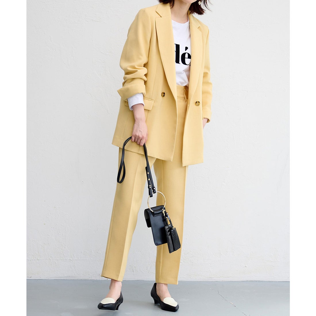 ラナン RANAN 【セットアップ対応】ダブルテーラードジャケット