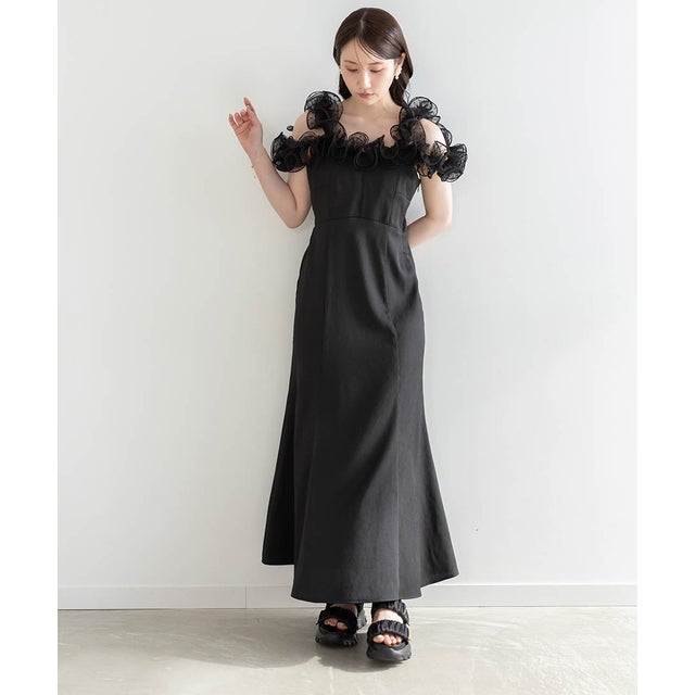 ランダ RANDA フリルオールインワン （NAVY） - ファッション通販