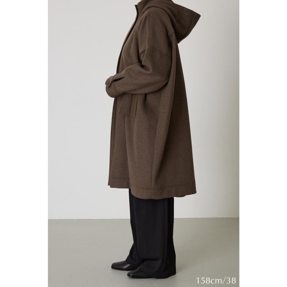 リムアーク RIM.ARK Wool hoodie over CT （BLK） - ファッション通販