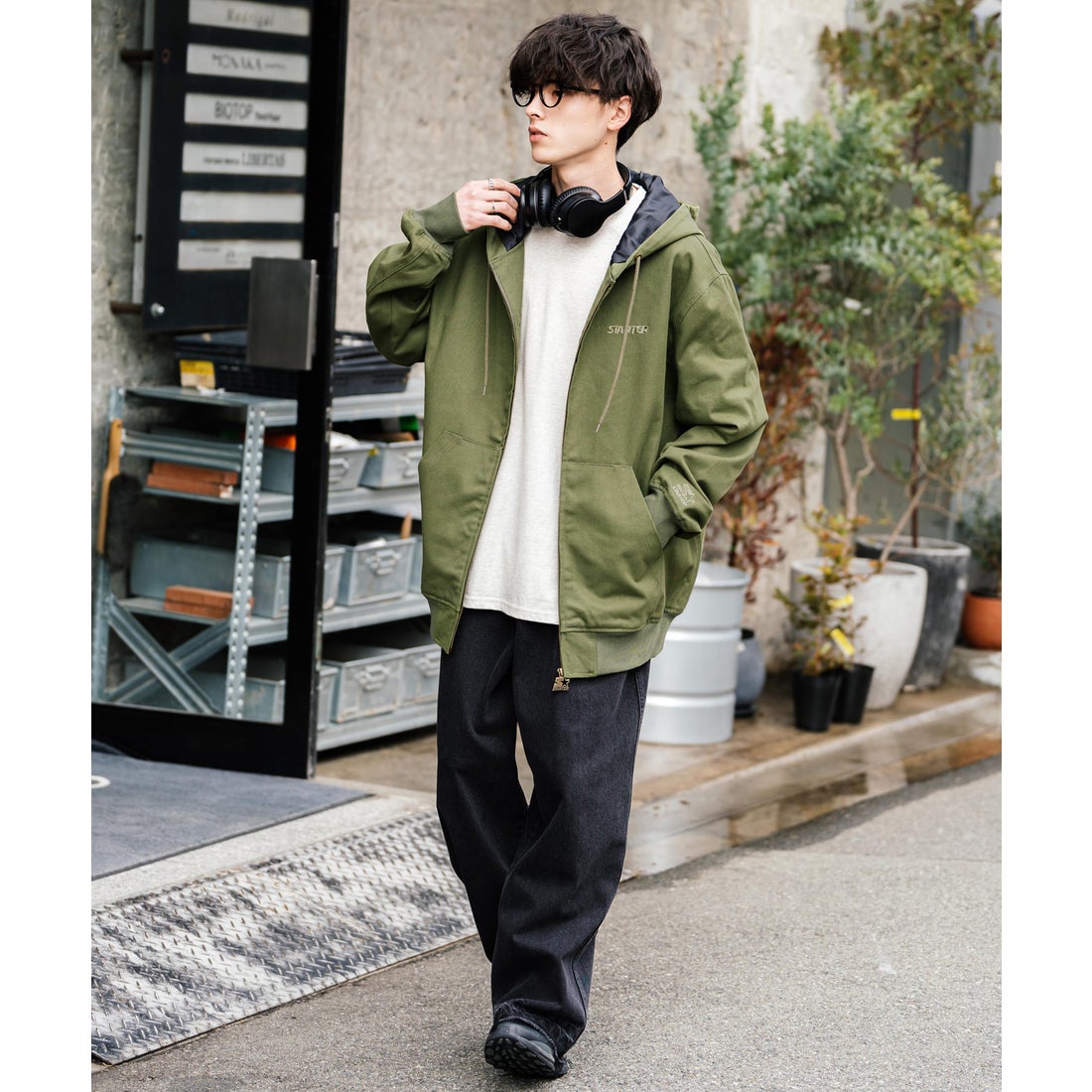 ロッキーモンロー Rocky Monroe フードジャケット フルジップ ブルゾン