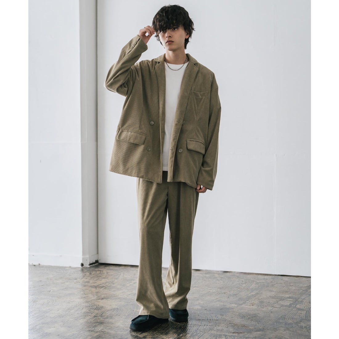 ロッキーモンロー Rocky Monroe セットアップ コーデュロイ 中太コール