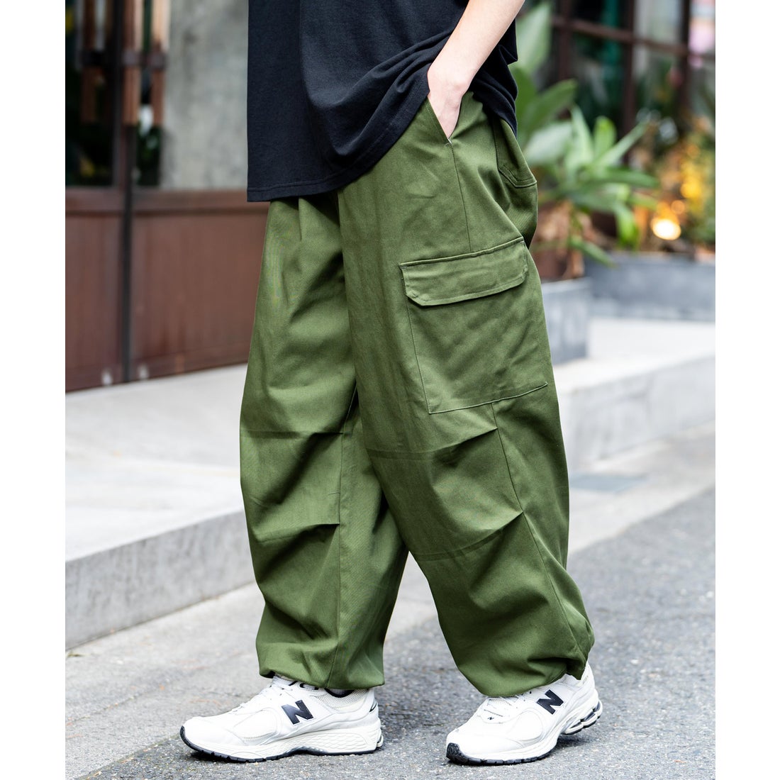 ロッキーモンロー Rocky Monroe カーゴパンツ ワイド イージー メンズ