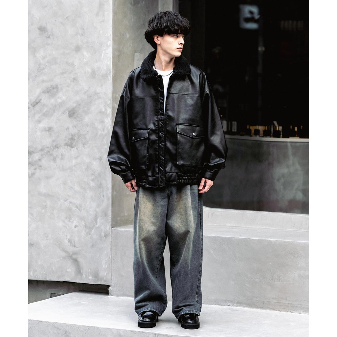 ロッキーモンロー Rocky Monroe ブルゾン フライトジャケット メンズ