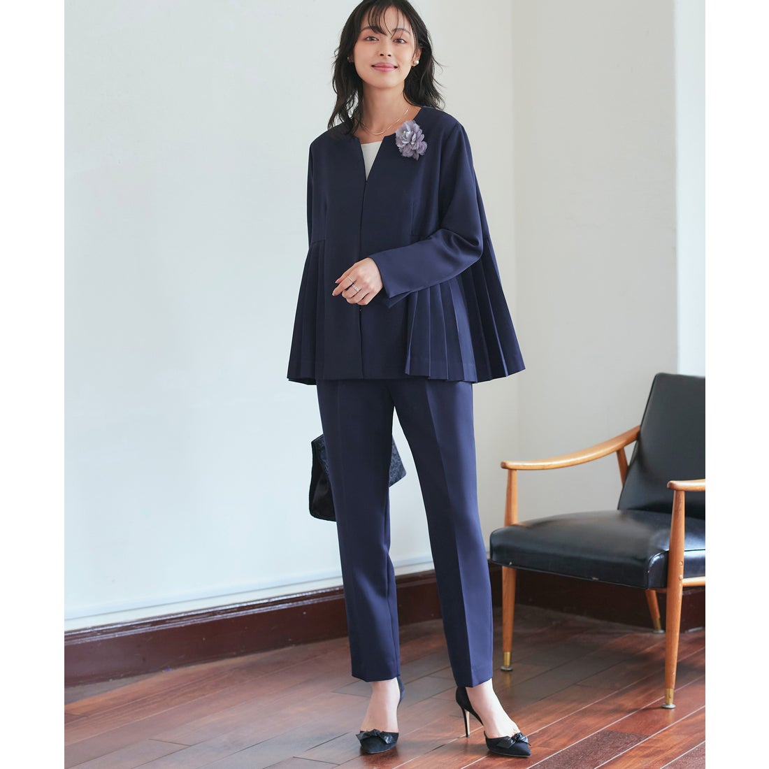 ルイルエブティック RUIRUE BOUTIQUE 2点セット ｜ サイドプリーツ