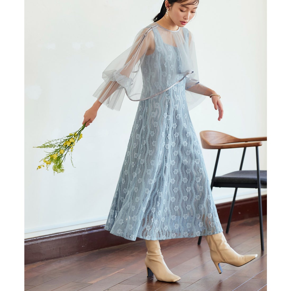 ルイルエブティック RUIRUE BOUTIQUE マルチwayチュールレイヤー