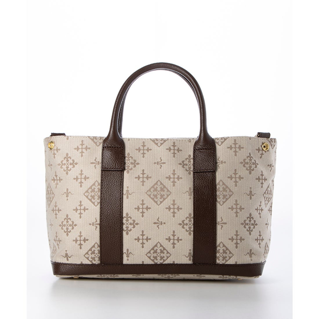 ラシット russet モノグラムキャンバスミニバッグ(CEー1361) （Ecru