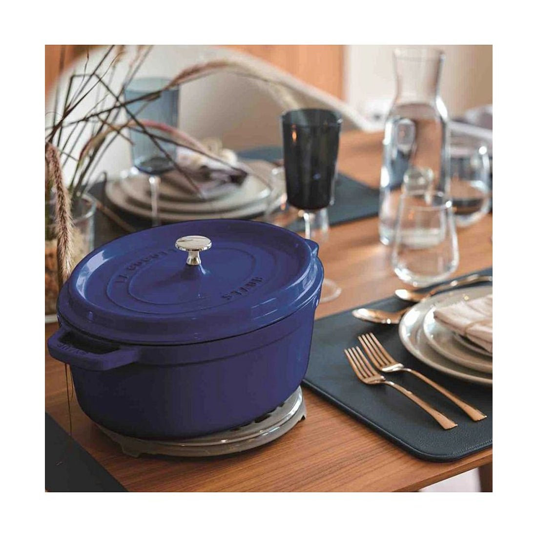 特典付き ストウブ STAUB 鍋 オーバル ホーロー鍋 ピコ ココット 23cm