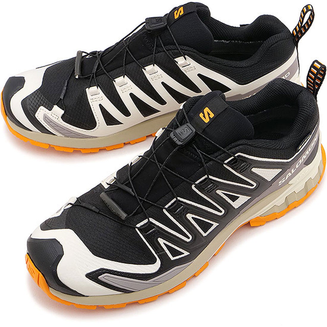 サロモン SALOMON XA PRO 3D V9 GTX BLACK/VANILLA-ICE/TURMERIC
