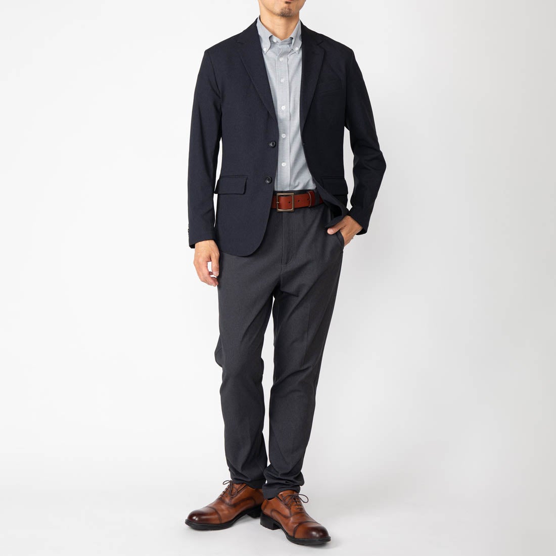 クールテーラードジャケット （ビターダークネイビー） -WWSワーク