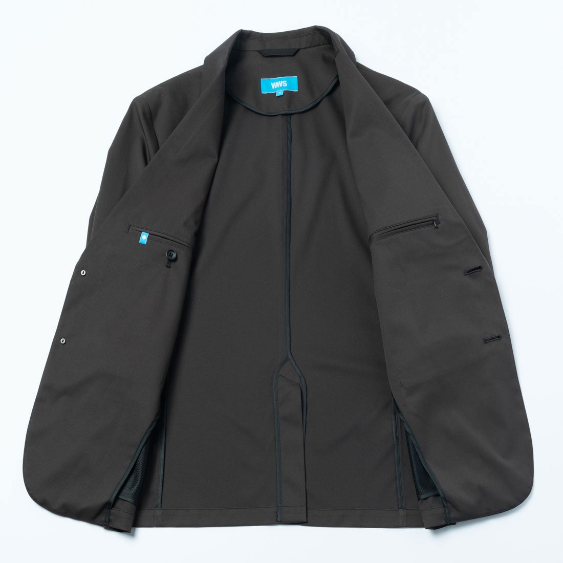 Bizテーラードジャケット （チャコールグレー） -WWSワークウェア