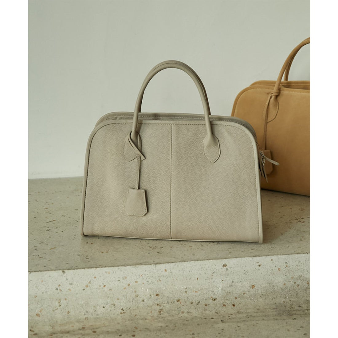 ウィムガゼット Whim Gazette 【Hoaw.】ボストンバッグ （taupe） -靴